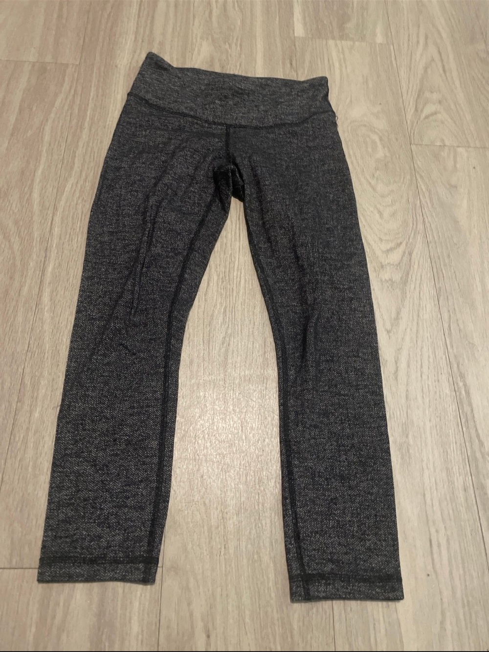 lululemon athletica Heathered Dark Gray Performance Leggings